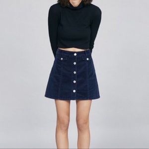 BDG Urban Outfitters Blue Corduroy Skirt